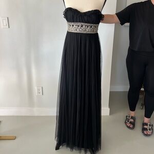 Marchesa Notte Black Gown